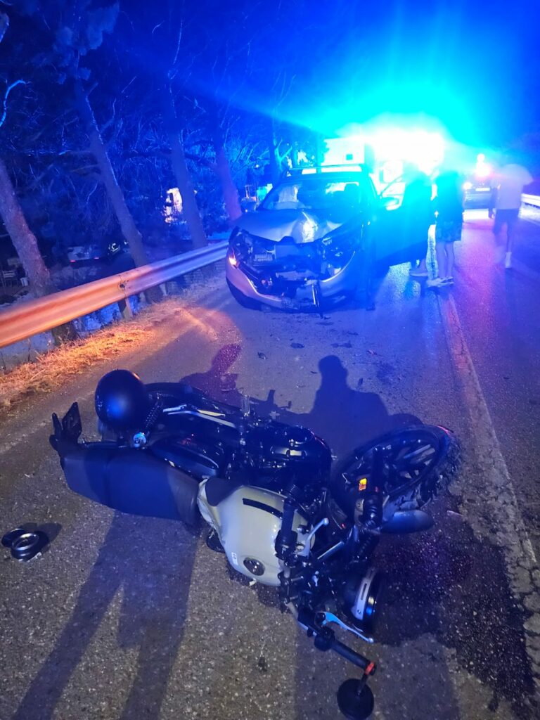 incidente sulla provinciale per Martina