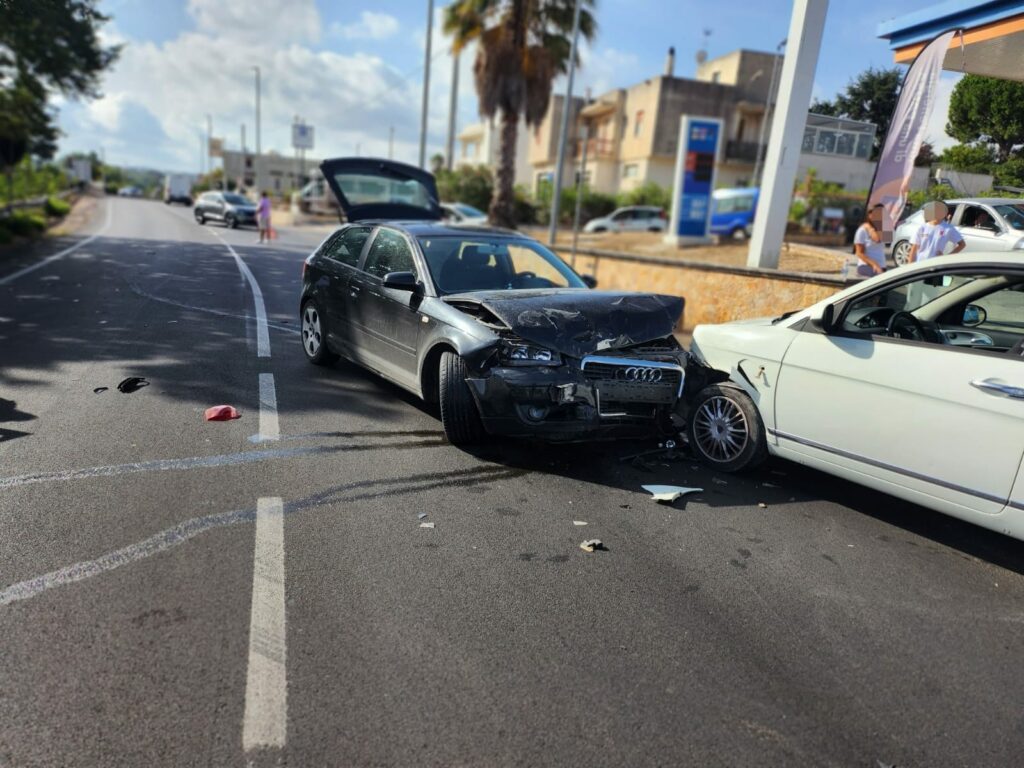 Incidente all'ingresso di Cisternino: