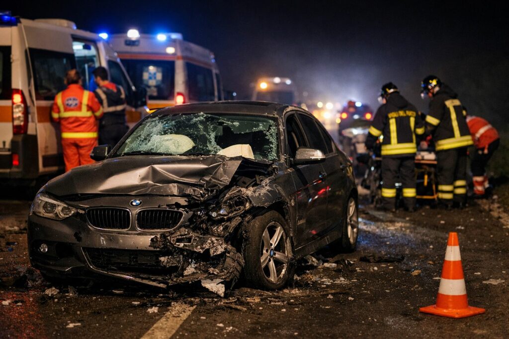 Incidente giovani cistranesi coinvolti