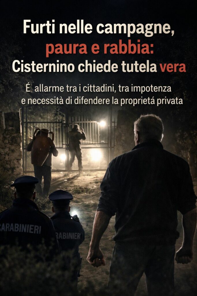 Furti nelle campagne di Cisternino