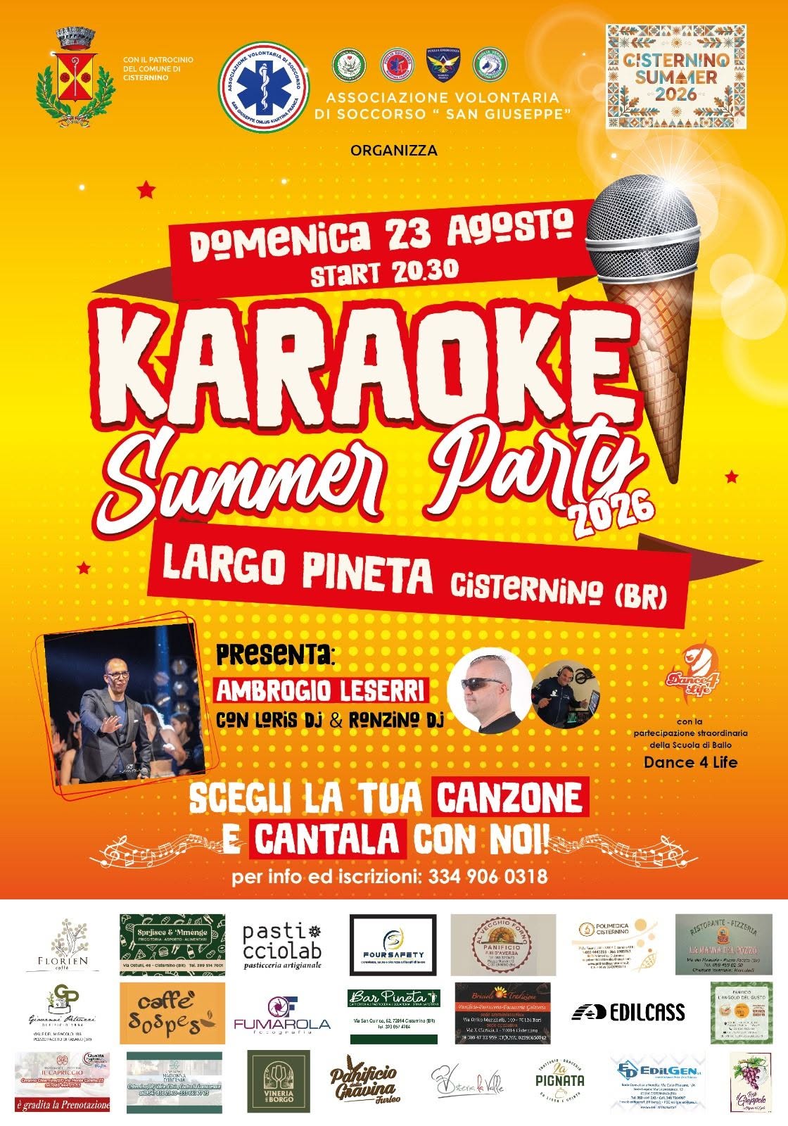 A Cisternino Karaoke Summer Party 2026